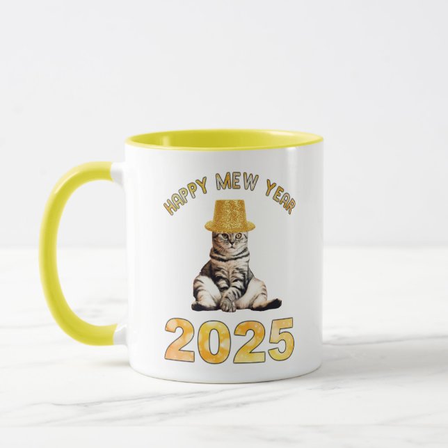 Taza Feliz Año Nuevo 2025 (Izquierda)