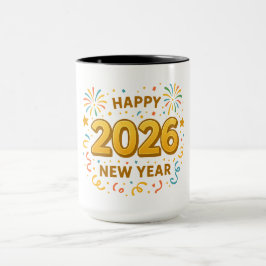 Taza Feliz Año Nuevo 2026