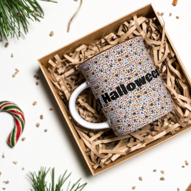 Taza Feliz café de Halloween Mug (Subido por el creador)