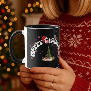 Taza Feliz Cercle de Navidad Graffity Coffee Mug