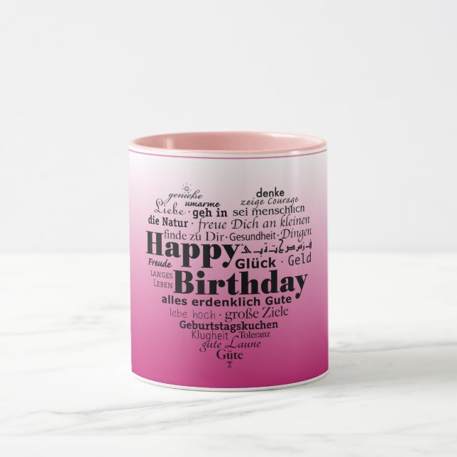 Taza Feliz cumpleaños (Centro)