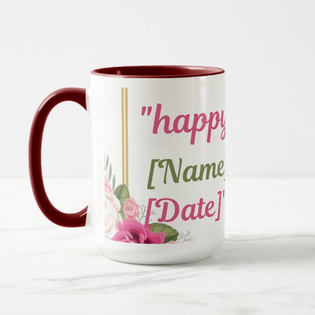 Taza Feliz cumpleaños (Izquierda)