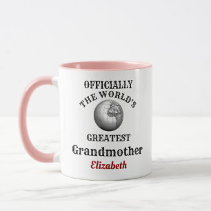 Taza Feliz cumpleaños a la mejor abuela del mundo