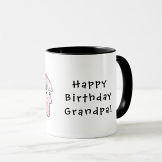 Taza ¡Feliz cumpleaños abuelo! Mug combinado de dos ton