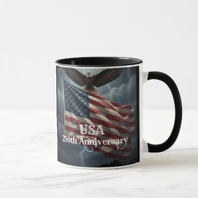 Taza Feliz cumpleaños América 250º (Derecha)