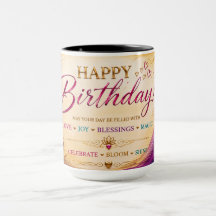 Feliz Cumpleaños™ Amor Alegría Bendiciones Magia G