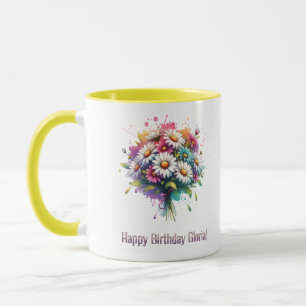Taza Feliz cumpleaños Gloria