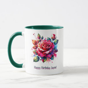 Taza Feliz cumpleaños Jayne