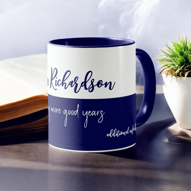 Taza Feliz cumpleaños mitad de la armada mitad de la ta (Subido por el creador)