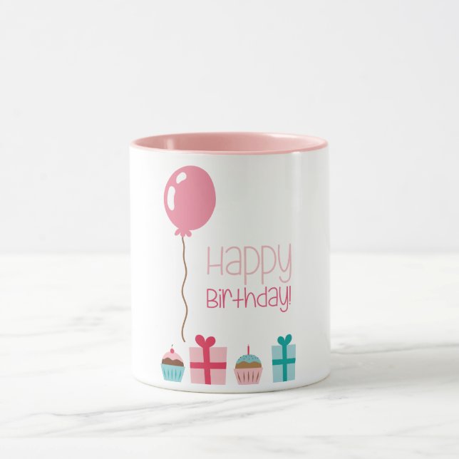 Taza Feliz cumpleaños Mug (Centro)