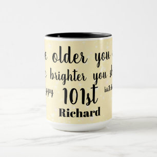 Taza Feliz cumpleaños número 101