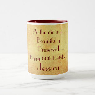 Taza Feliz cumpleaños número 60