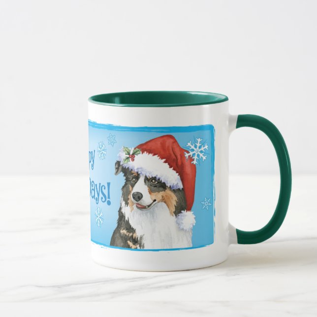 Taza Feliz cumpleaños Shepherd Mug australiano (Derecha)