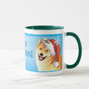 Taza Feliz cumpleaños Shiba Inu