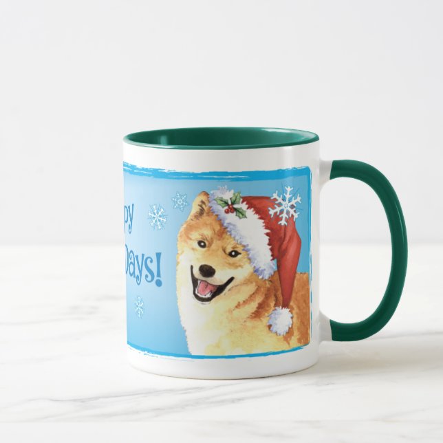 Taza Feliz cumpleaños Shiba Inu (Derecha)