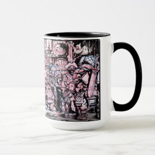 Taza feliz de la barra