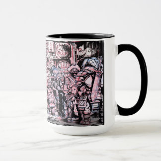 Taza feliz de la barra