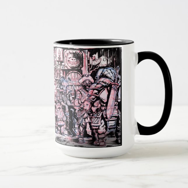 Taza feliz de la barra (Derecha)