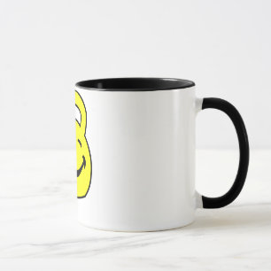 TAZA FELIZ DE LA CARA DE KETTLEBELL