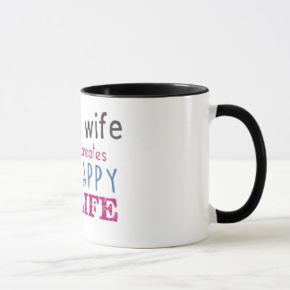 taza feliz de la esposa