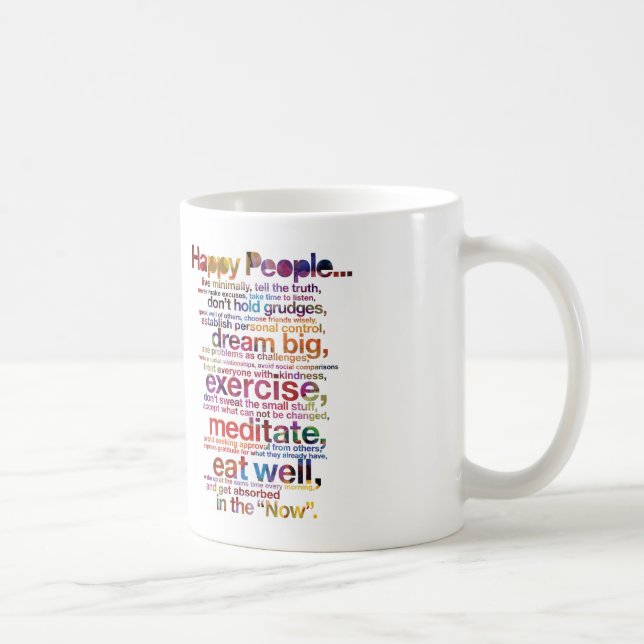 Taza feliz de la gente (Derecha)