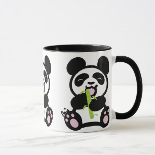 Taza feliz de la panda