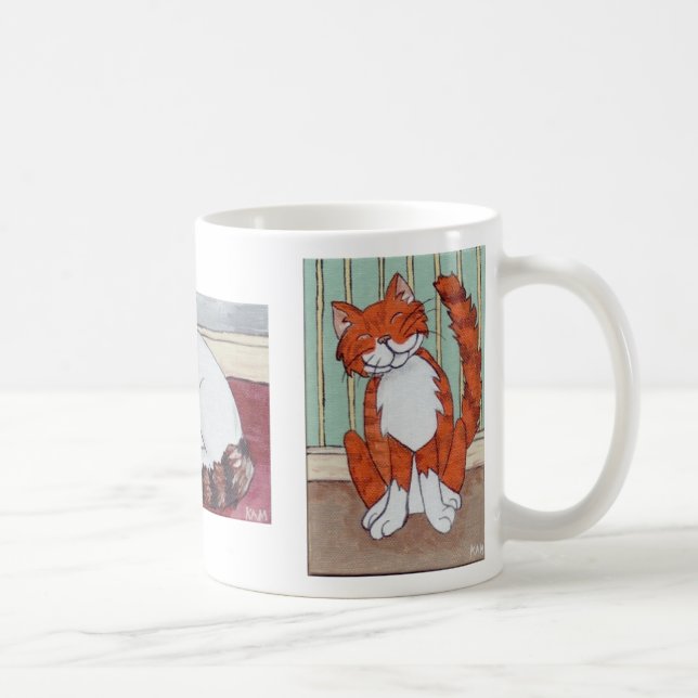 Taza feliz de los gatos (Derecha)