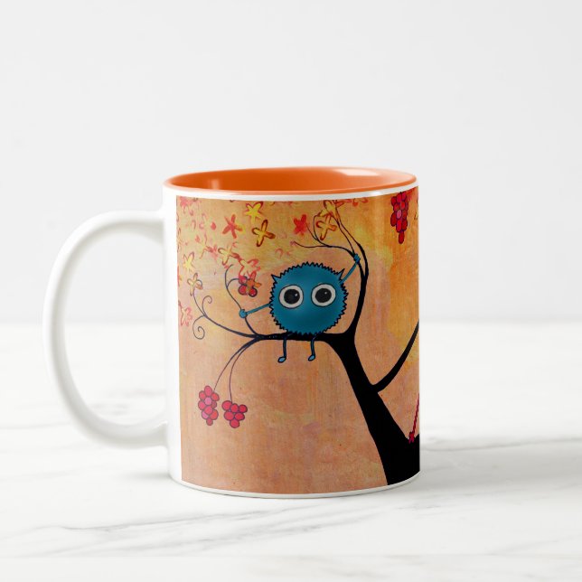 taza feliz de los monstruos (Izquierda)