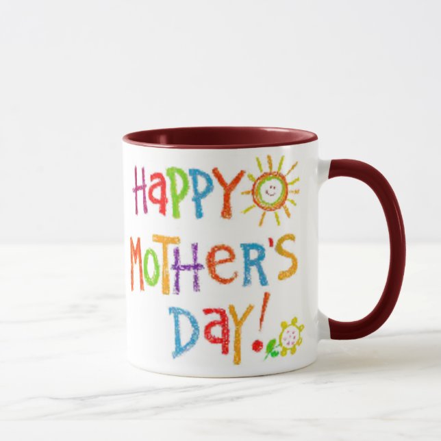 Taza feliz del Día de la Madre (Derecha)
