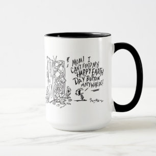 Taza feliz del Día de la Tierra