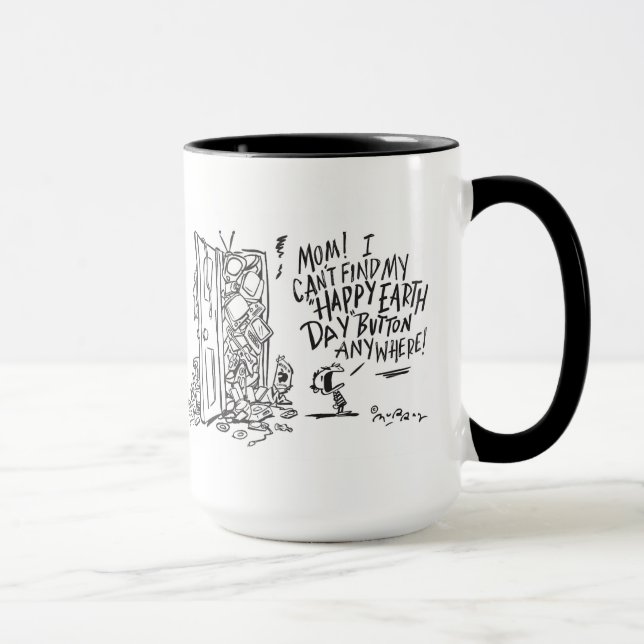 Taza feliz del Día de la Tierra (Derecha)