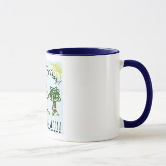 Taza feliz del día de padre