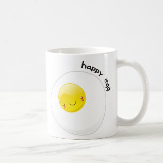 Taza feliz del huevo