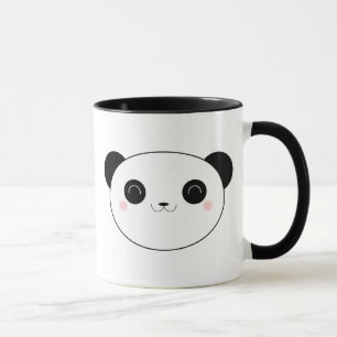 Taza feliz del oso de panda de Kawaii