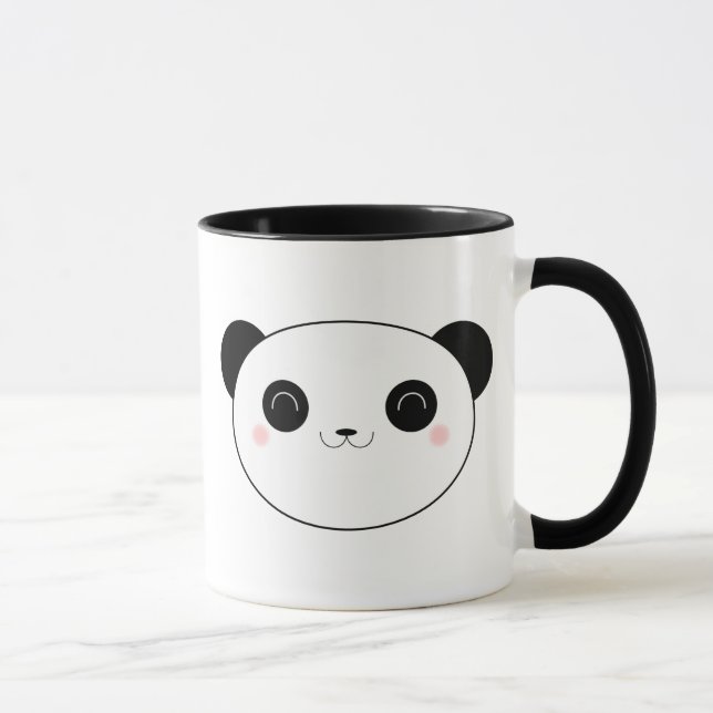 Taza feliz del oso de panda de Kawaii (Derecha)