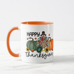 Taza Feliz Día de Acción de Gracias Día de Navidad ot