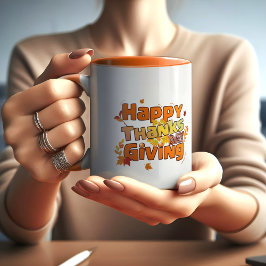 Taza Feliz Día de Acción de Gracias MUG