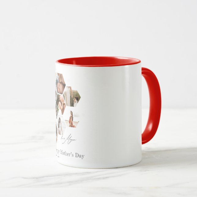 Taza Feliz Día de la Madre 2025 Love Mug (Anverso derecho)