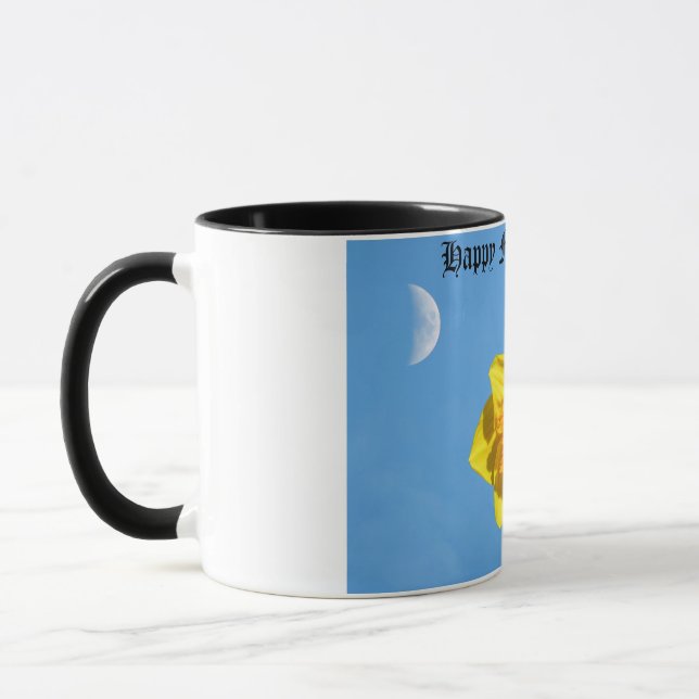 Taza Feliz Día de la Madre Daffodils flores Mug (Izquierda)
