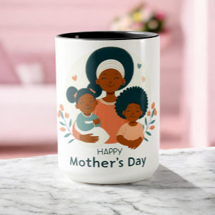 Taza Feliz Día de la Madre - El abrazo amoroso de una m