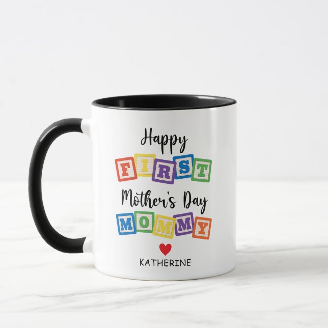TAZA FELIZ DÍA DE LA PRIMERA MADRE (Izquierda)