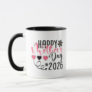 Taza Feliz día de las madres 2026 para mujeres Mamá Abu