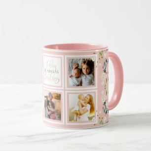 Taza Feliz Día de las Madres Floral de encurtidos