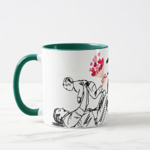 Taza Feliz Día de los Padres Impreso Mug Moderno