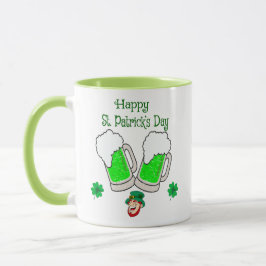 Taza Feliz día de San Patricio Duende