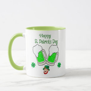 Taza Feliz día de San Patricio Duende