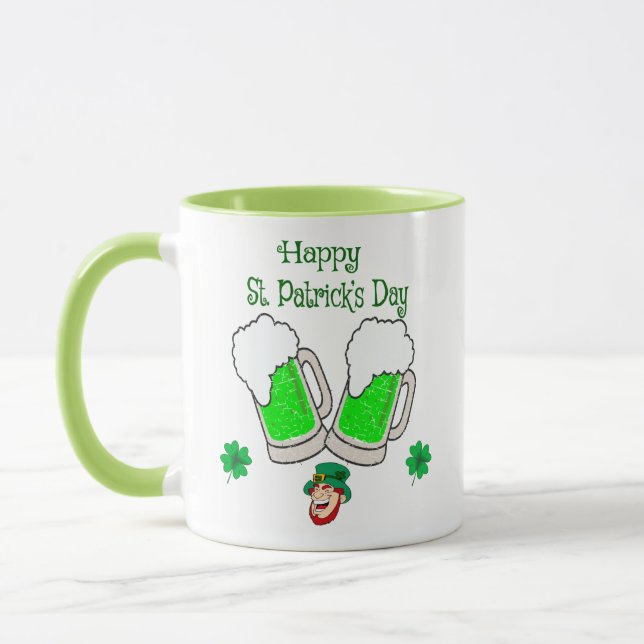 Taza Feliz día de San Patricio Duende (Izquierda)