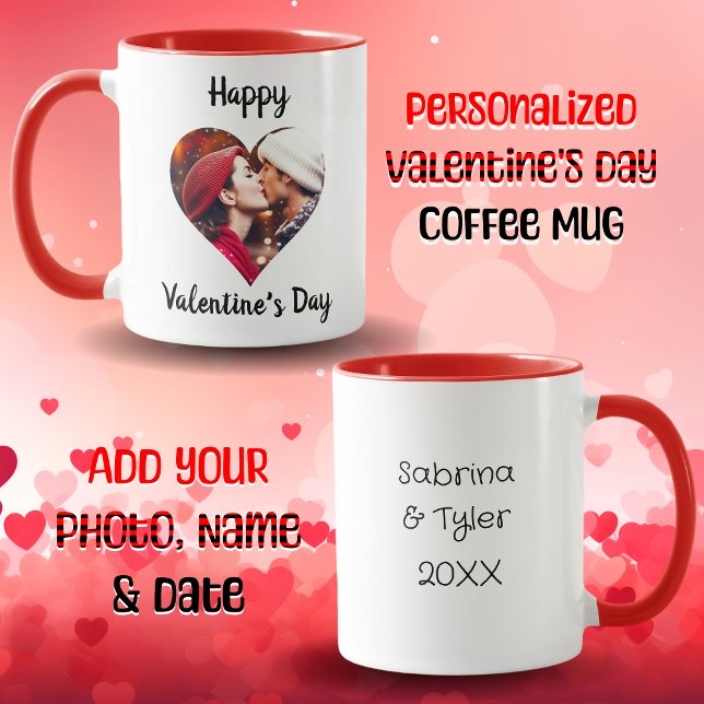 Taza Feliz Día de San Valentín, fotos y nombres persona (Subido por el creador)