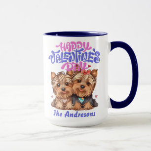 Taza Feliz Día de San Valentín personalizado
