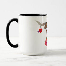 Taza Feliz Día de San Valentín vaca